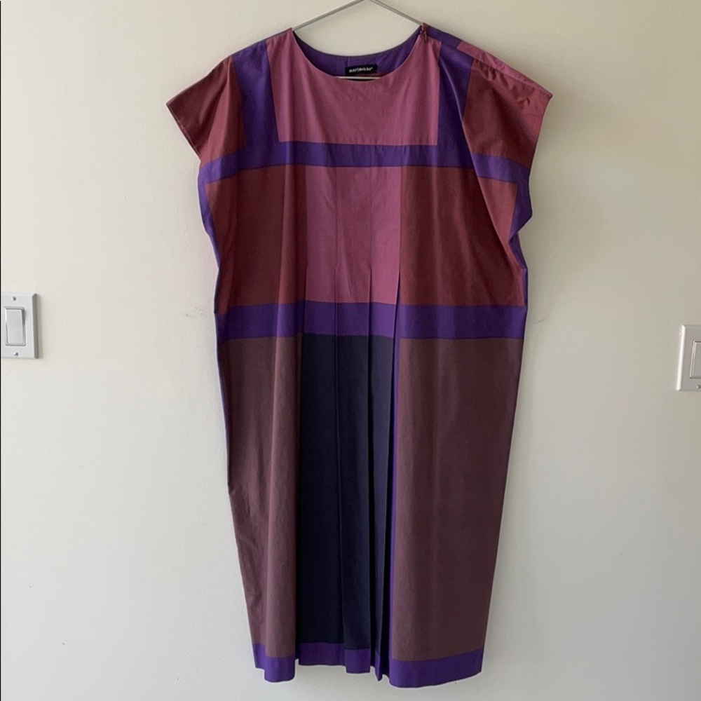 Marimekko Jako Printed Cotton Dress 40